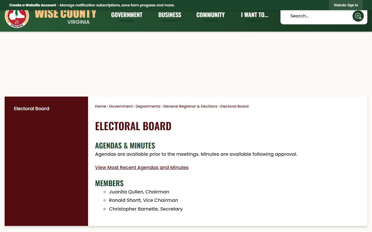 Wise County Commonwealth's Attorney official page